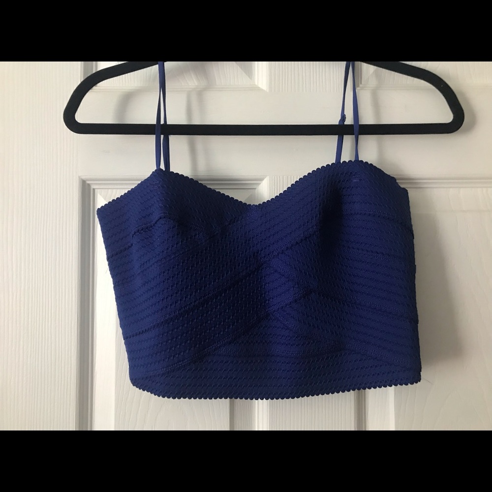 Cobalt Blue Crop Top Express